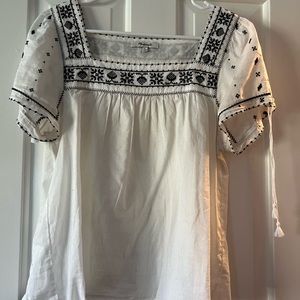 Madewell “Dirty Dancing” style Peasant Top
